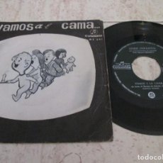 Discos de vinilo: CORO INFANTIL (MAESTRO CISNEROS)- VAMOS A LA CAMA / HEIGH-HO. SINGLE 7” 1964. DISCO VG+, CARPETA G+. Lote 347382163