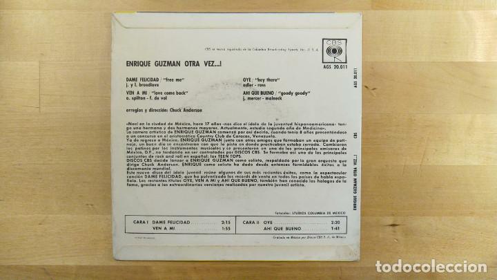 Discos de vinilo: Enrique Guzm&aacute;n &ndash; Otra Vez..! - Foto 3