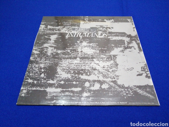 Discos de vinilo: LOS INHUMANOS MAXI SINGLE - Foto 2