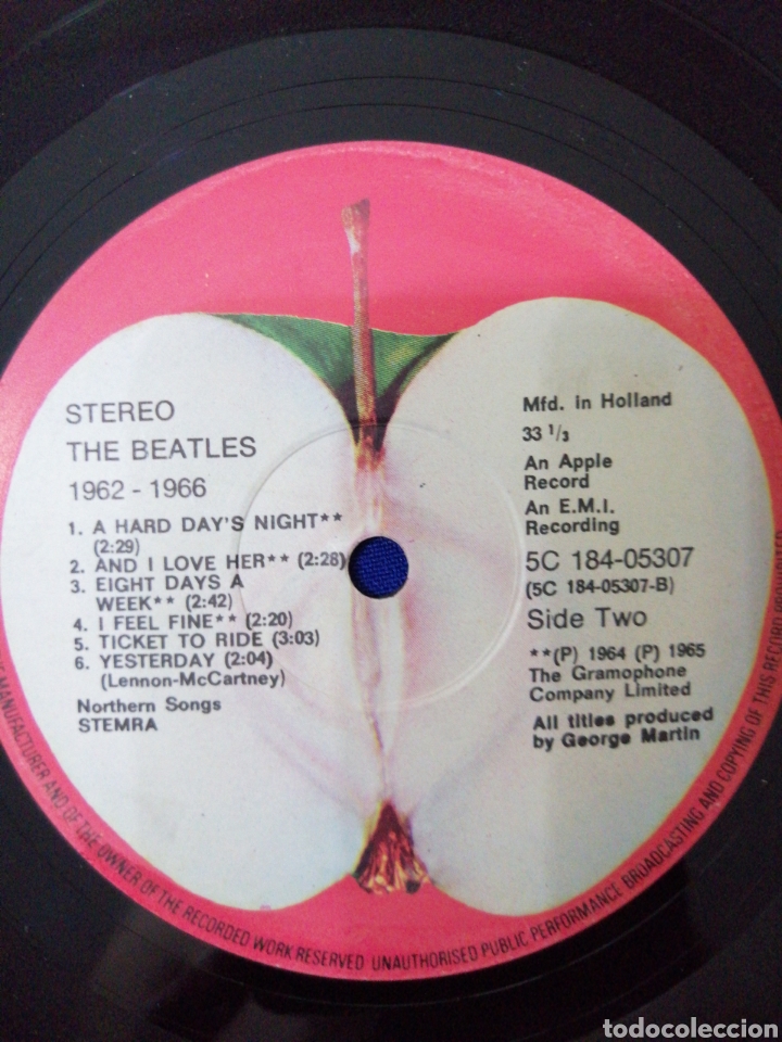 Discos de vinilo: THE BEATLES 1962-1966 HOLANDA DISCO DOBLES - Foto 12