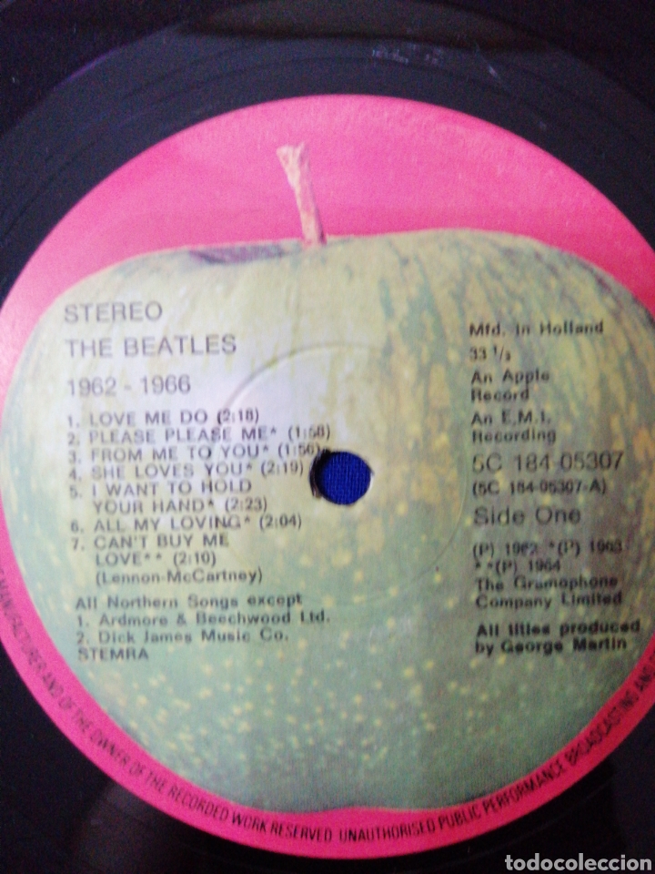 Discos de vinilo: THE BEATLES 1962-1966 HOLANDA DISCO DOBLES - Foto 13