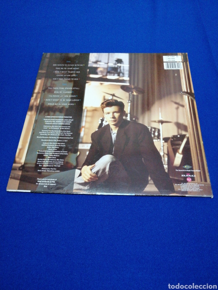 Discos de vinilo: RICK ASTLEY - HOLD ME IN YOUR ARMS - Foto 2
