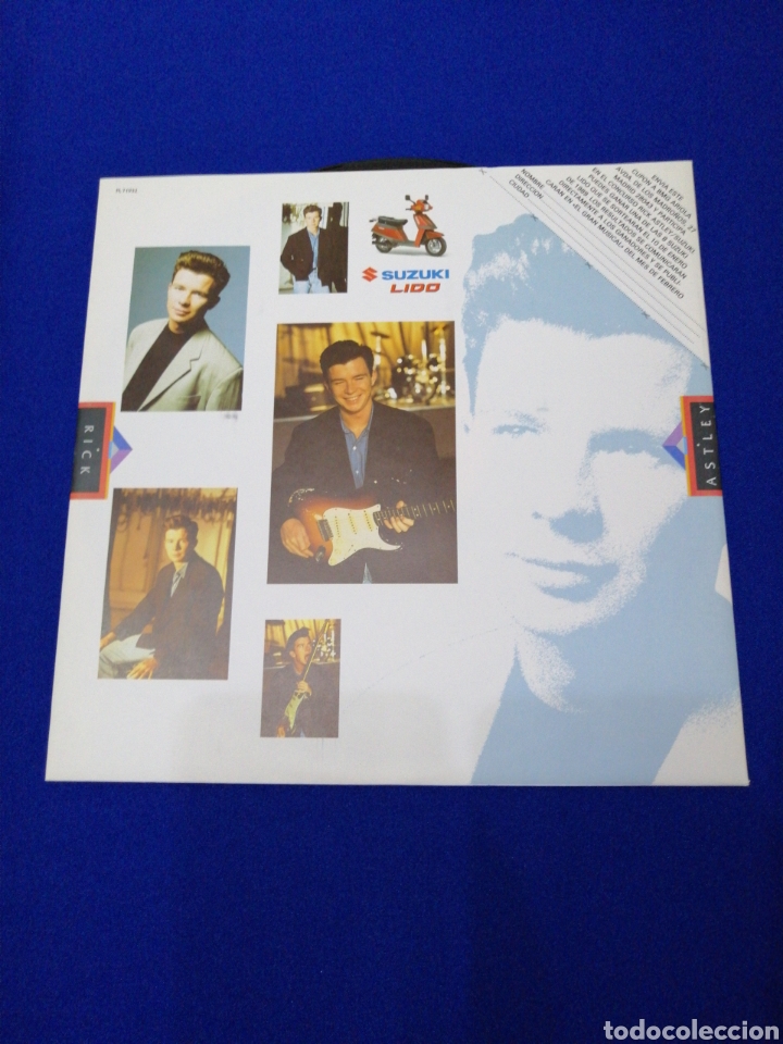 Discos de vinilo: RICK ASTLEY - HOLD ME IN YOUR ARMS - Foto 3