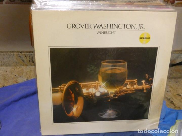 Discos de vinil: LOTT170 LP GROOVER WASHINGTON JR WINELIGHT BUEN ESTADO GENERAL MANCHA EN TAPA