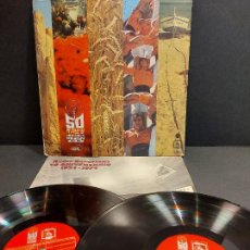 Discos de vinilo: 50 ANIVERSARIO DE RADIO BARCELONA 1924-1974 / DOBLE LP-GATEFOLD + LIBRETO / MBC. ***/***. Lote 347428533