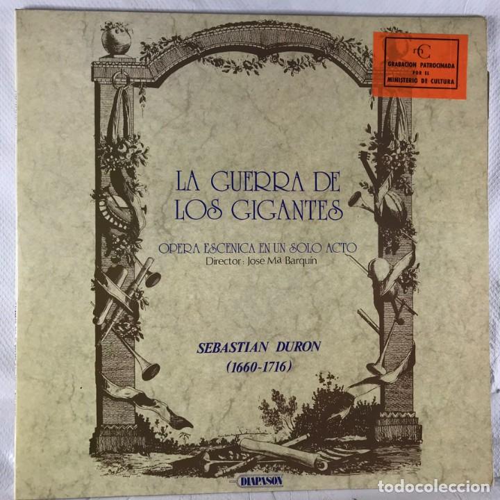 Disques de vinyle: Sebasti&aacute;n Dur&oacute;n &ndash; La Guerra De Los Gigantes - 2 x Vinyl, LP, Album - SPAIN 1982