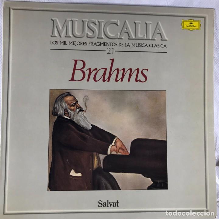 Discos de vinilo: MUSICALIA - SALVAT - DISCO N&ordm; 21. Brahms - Foto 1
