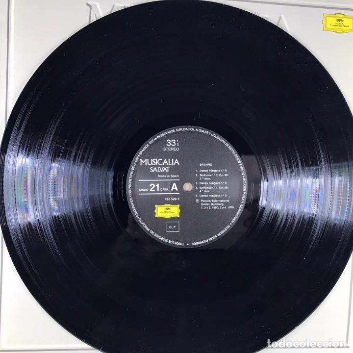 Discos de vinilo: MUSICALIA - SALVAT - DISCO N&ordm; 21. Brahms - Foto 3