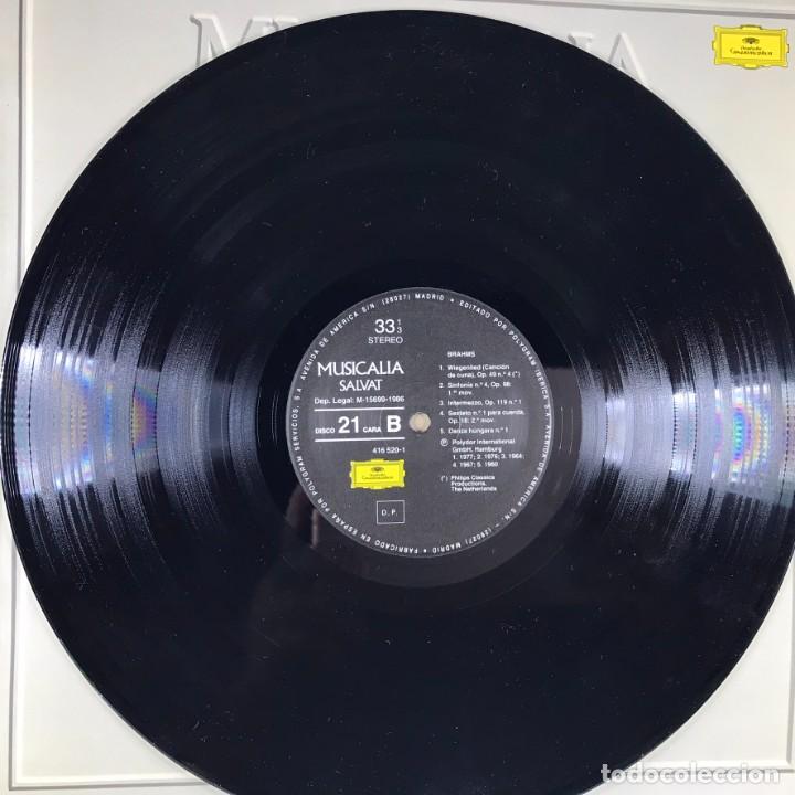 Discos de vinilo: MUSICALIA - SALVAT - DISCO N&ordm; 21. Brahms - Foto 5