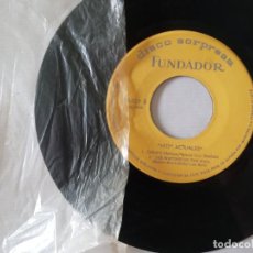 Discos de vinilo: ”HITS” ACTUALES” DISCO SORPRESA FUNDADOR Nº10029 1962