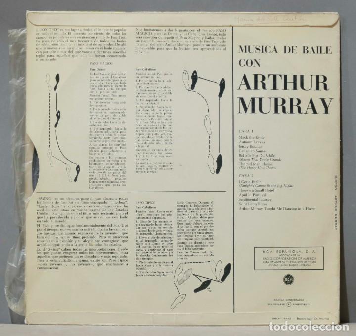 Discos de vinilo: LP. Arthur Murray&acute;s Music For Dancing. Fox Trot - Foto 2
