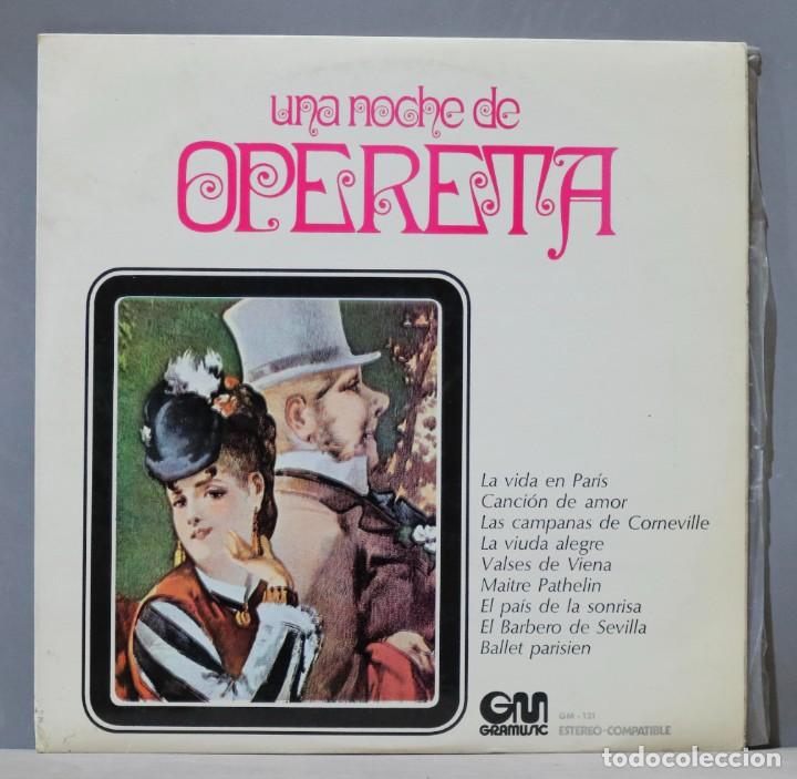 Dischi in vinile: LP. UNA NOCHE OPERETA