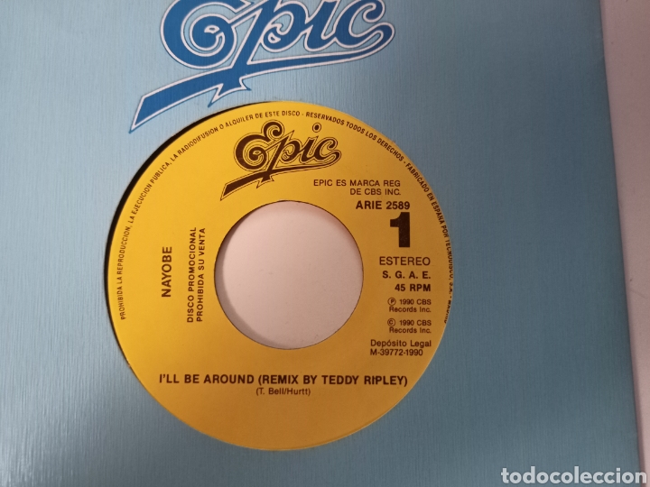 Discos de vinilo: Nayobe - Ill be around - Foto 1
