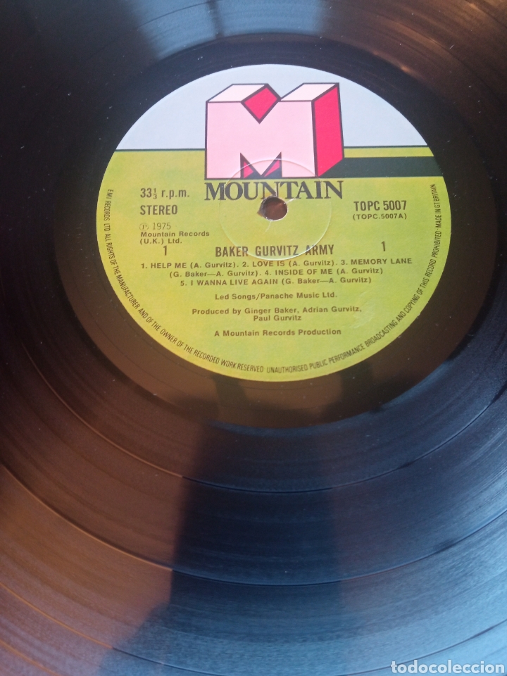 Discos de vinilo: Baker Gurvitz Army- Same - Foto 3