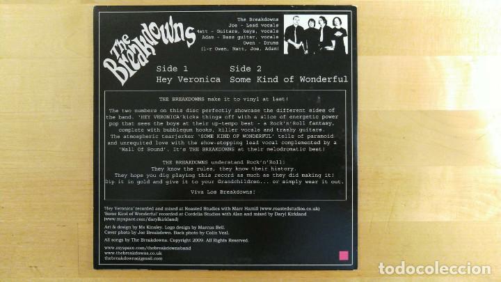 Discos de vinilo: The Breakdowns &ndash; Hey Veronica - Foto 3