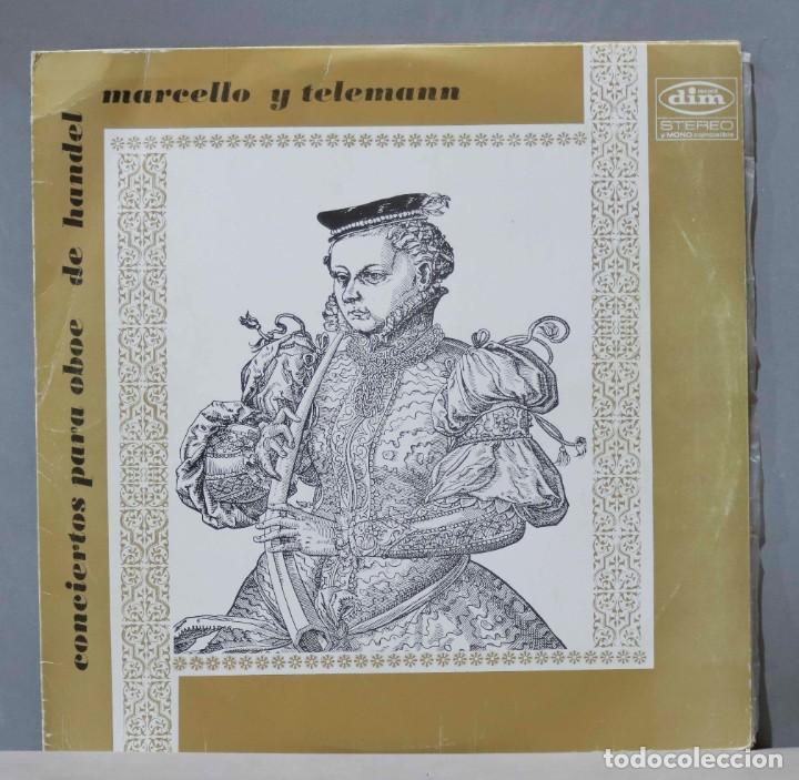 Disques de vinyle: LP. CONCIERTOS PARA OBOE DE HANDEL. MARCELLO Y TELEMANN