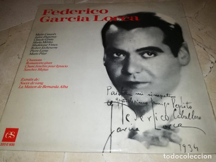 Discos de vinilo: FEDERICO GARCIA LORCA-ORIGINAL FRANCES 1971 - Foto 1
