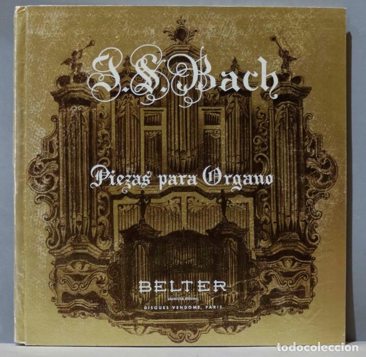 Discos de vinilo: LP. BACH. PIEZAS PARA ORGANO - Foto 1