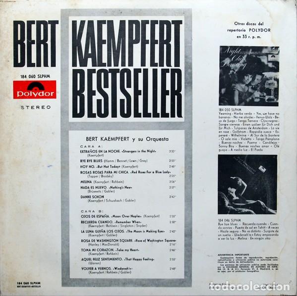 Discos de vinilo: Bert Kaempfert &lrm;&ndash; Bestseller - Foto 2