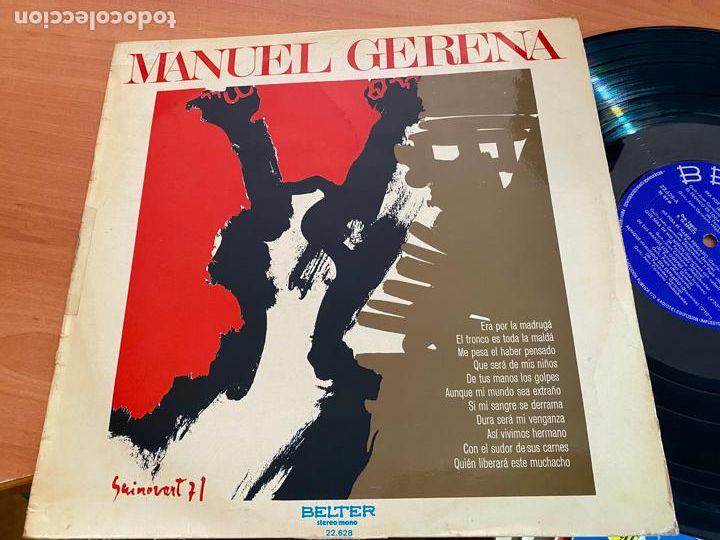 Dischi in vinile: MANUEL GERENA LP ESPA&Ntilde;A 1972 (B-56)