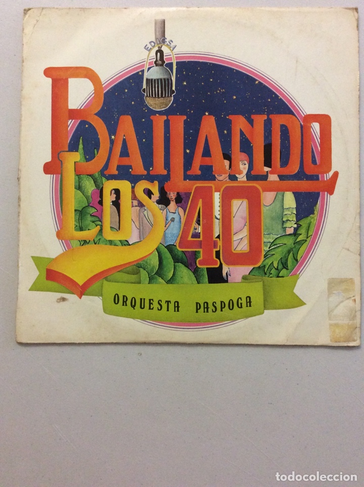 Discos de vinilo: Orquesta Paspoga. Bailando los 40. - Foto 1