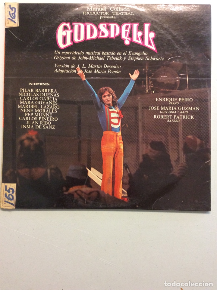 Discos de vinilo: Godspall. Versi&oacute;n original en castellano. - Foto 2