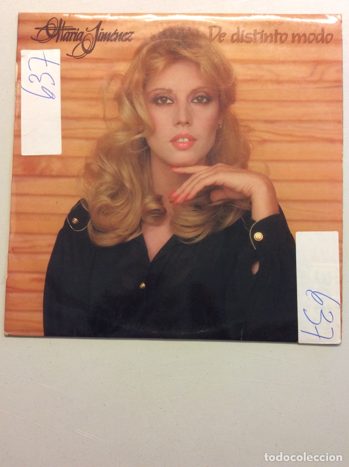 Discos de vinilo: Mar&iacute;a Jim&eacute;nez. De distinto modo. - Foto 1