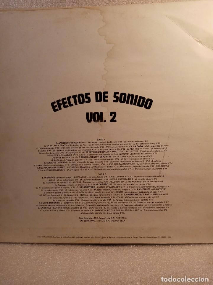 Discos de vinilo: EFECTOS DE SONIDO -N&deg;2. - Foto 3