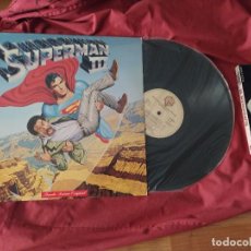 Discos de vinilo: SUPERMAN III LP Y LIBRO BANDA SONORA ORIGINAL MUSICA THORNER .MORODER.WILLIAMS SPA 1983 WB. Lote 23182506