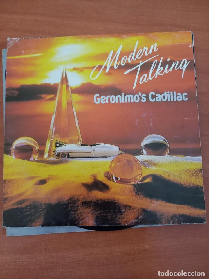 Discos de vinilo: MODERN TALKING &ndash; GERONIMOS CADILLAC - SINGLE SPAIN 1986 - Foto 1