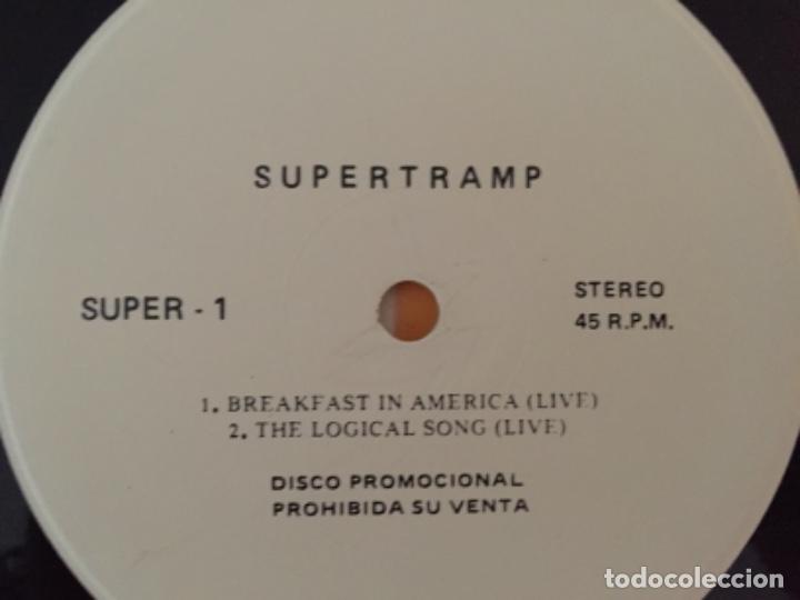 Discos de vinilo: SUPERTRAMP. Dreamer (live) (vinilo maxi-single) - Foto 3