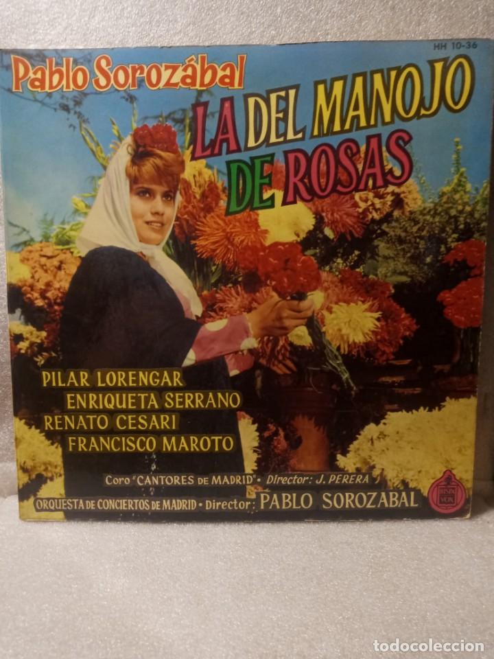 Discos de vinilo: PABLO SOROZ&Aacute;BAL - LA DEL MANOJO DE ROSAS. - Foto 1