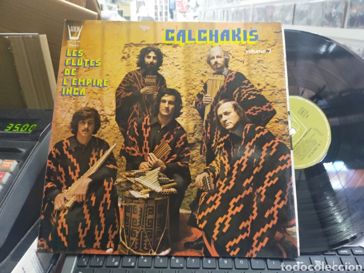 Vinyl records: Calchakis lp vol 7 les flutes de l'empire inca Francia 1975 carpeta doble