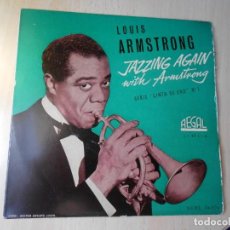 Discos de vinilo: LOUIS ARMSTRONG - JAZZING AGAIN -, EP, TWELFTH STREET RAG + 3, AÑO 1959. Lote 347809303
