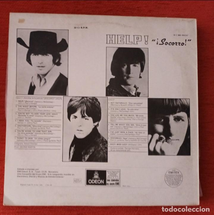Discos de vinilo: BEATLES - HELP - LP - Foto 2