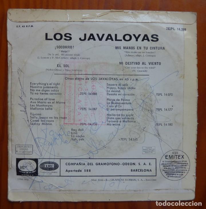 Discos de vinilo: LOS JAVALOYAS / HELP+3 / 1965 / EP - Foto 2