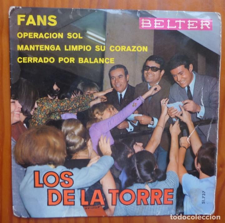 Discos de vinilo: LOS DE LA TORRE / FANS+3 / 1966 / EP - Foto 1