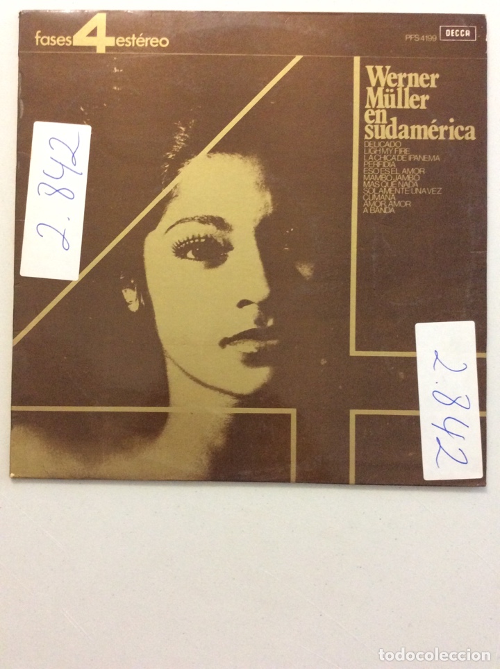 Discos de vinilo: Werner M&uuml;ller. En sudam&eacute;rica. - Foto 1