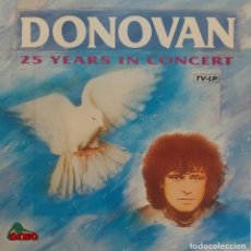 Discos de vinilo: DONOVAN - 25 YEARS IN CONCERT. Lote 347909203