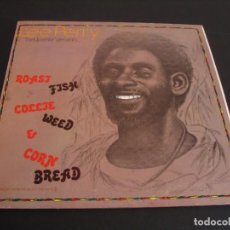 Discos de vinilo: LEE PERRY LP ROAST FISH COLLIE WEED & CORN BREAD LION OF JUDAH ORIGINAL JAMAICA 1978. Lote 347912628