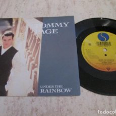 Discos de vinilo: TOMMY PAGE - UNDER THE RAINBOW/ I BREAK DOWN. GERMAN 7” SINGLE 1992 EDITION. SOLID CENTER. IMPECABLE. Lote 347929948