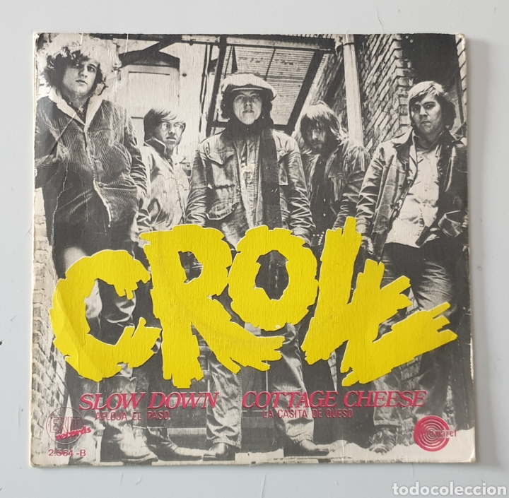 Discos de vinilo: CROW - Slow Down/+1 (Espa&ntilde;a - Exit - 1970) US Blues Prog Rock - Foto 3