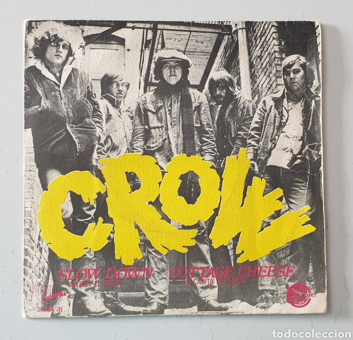 Discos de vinilo: CROW - Slow Down/+1 (Espa&ntilde;a - Exit - 1970) US Blues Prog Rock - Foto 1