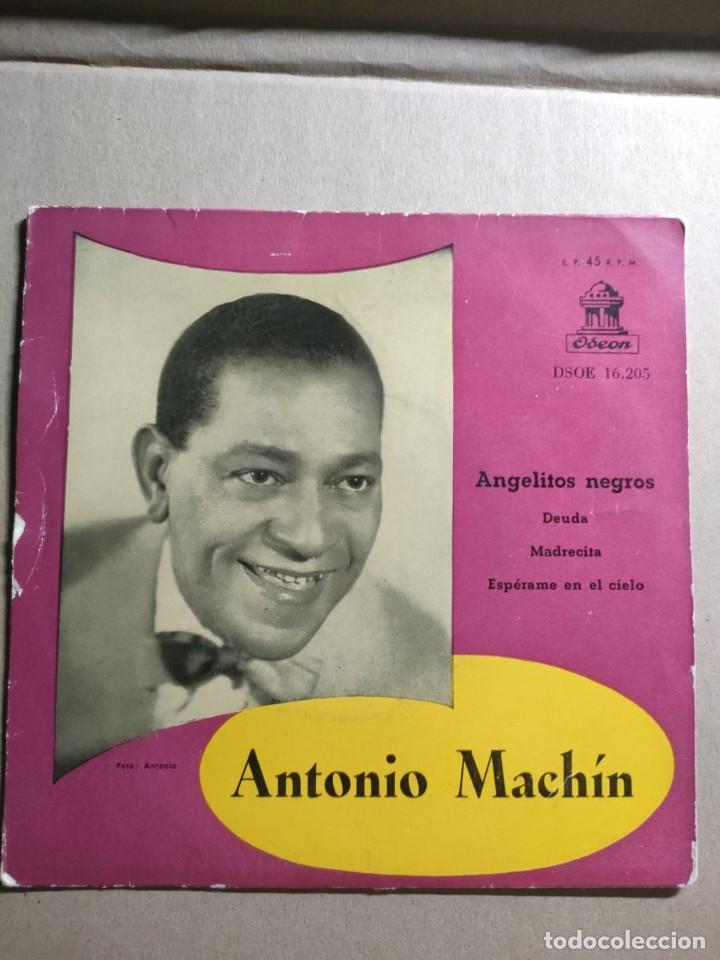 Discos de vinilo: ANTONIO MACHIN - ANGELITOS NEGROS - Foto 1