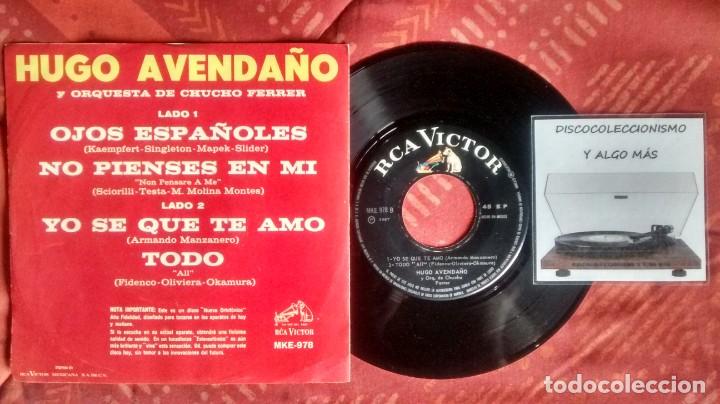 Discos de vinilo: HUGO AVENDA&Ntilde;O - Foto 2