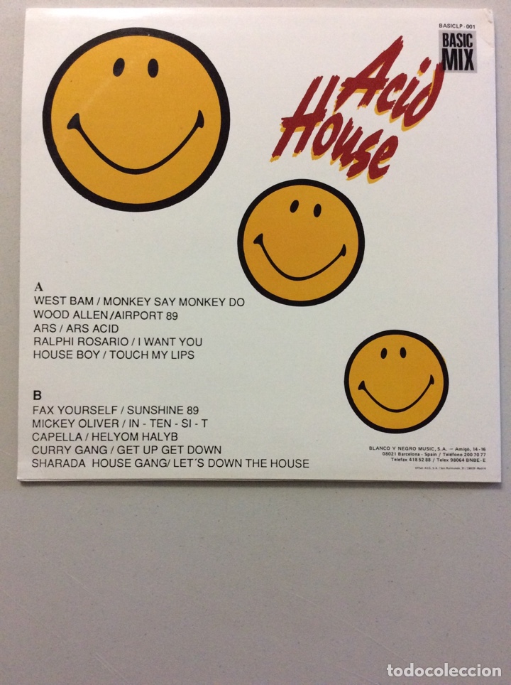 Discos de vinilo: Acid House. (Contiene p&oacute;ster) - Foto 2