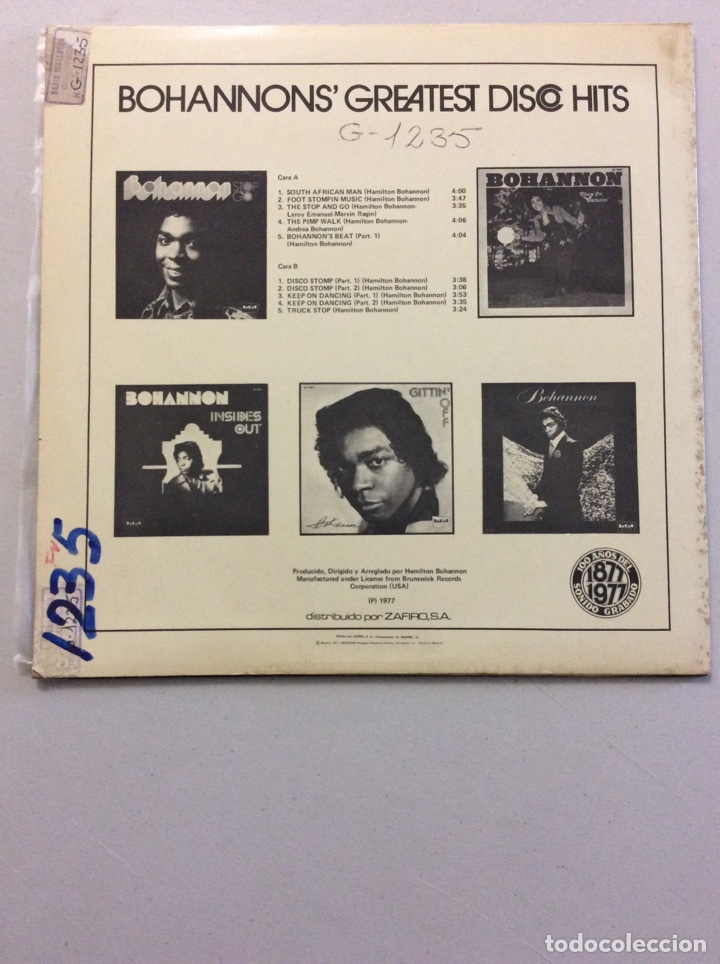 Discos de vinilo: Bohannons&rsquo; greatest disco hits. - Foto 2