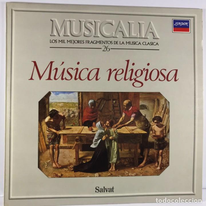 Discos de vinilo: MUSICALIA - SALVAT - DISCO N&ordm; 26. M&uacute;sica Religiosa