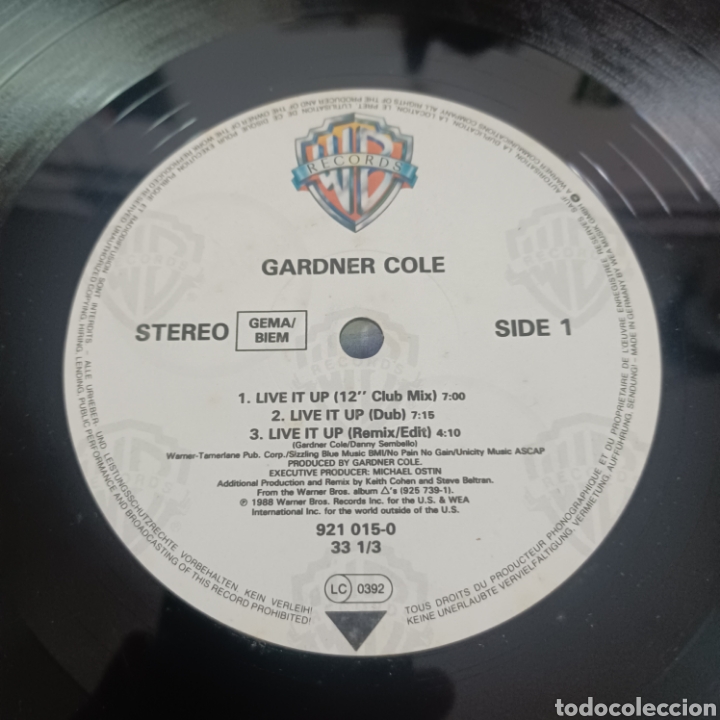 Discos de vinilo: GARDNER COLE - LUVE IT UP - Foto 3