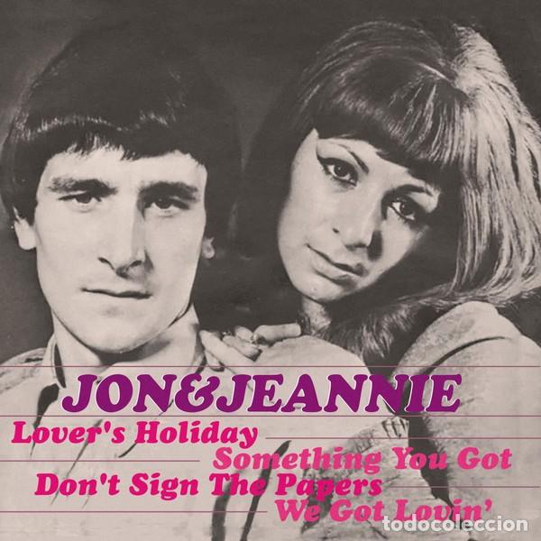 Discos de vinilo: SINGLE EP JOHN & JEANNIE LOVERS HOLIDAY - Foto 1